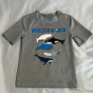 Cat & Jack - LIKE NEW - Charcoal Rashguard Tee